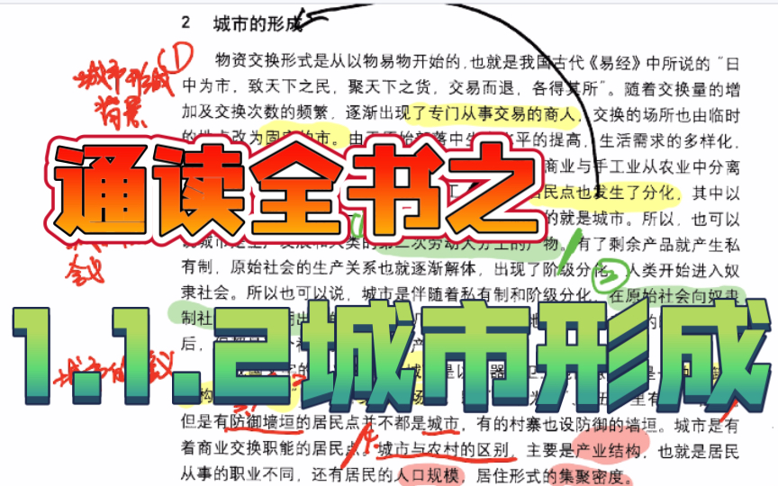 [图]【带读】城市规划原理（第四版）大厚书总结成bullet point 适合读不进去书的隐藏天才们 第五弹