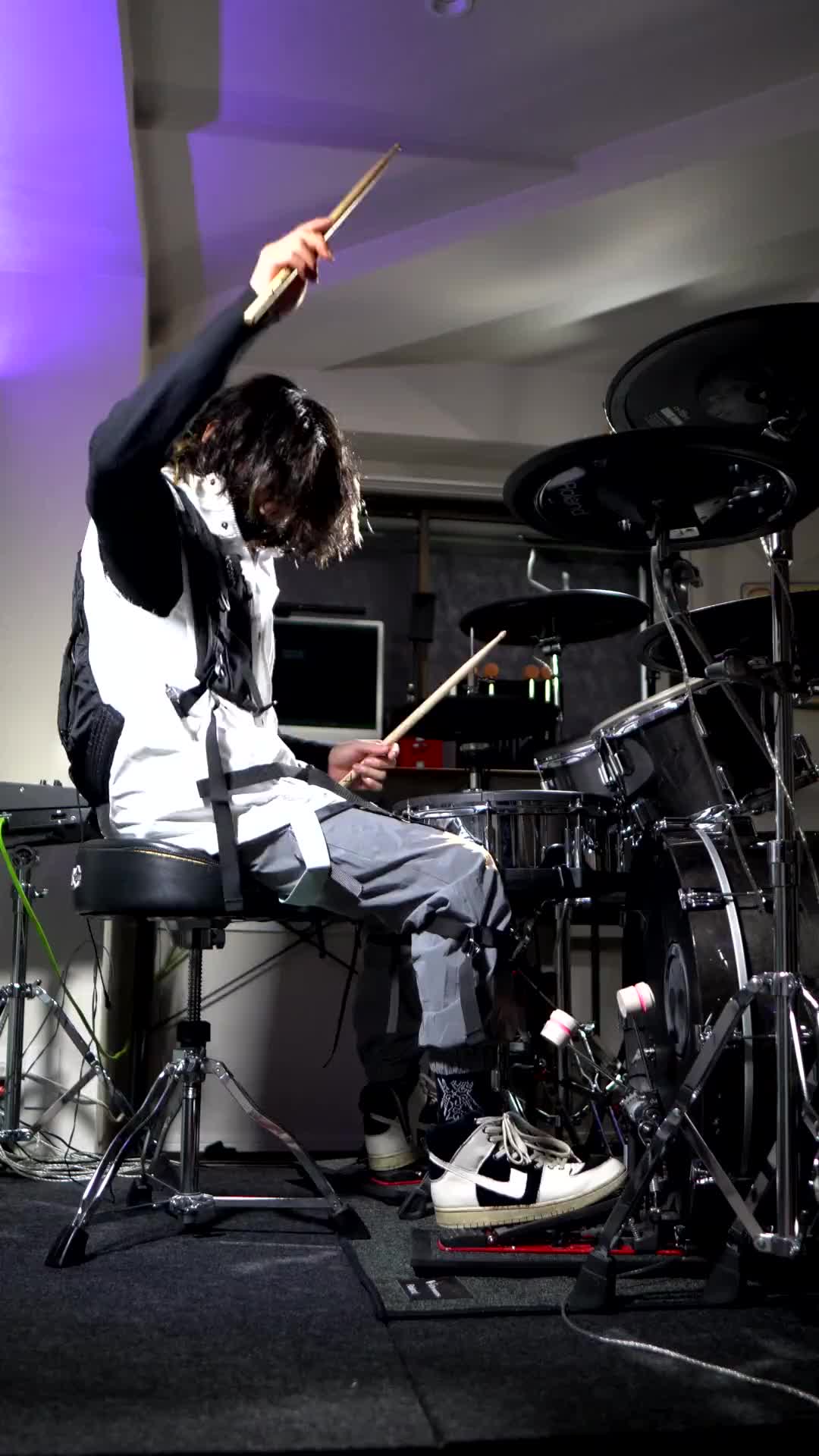 liluzivertjustwannarock架子鼓翻奏架子