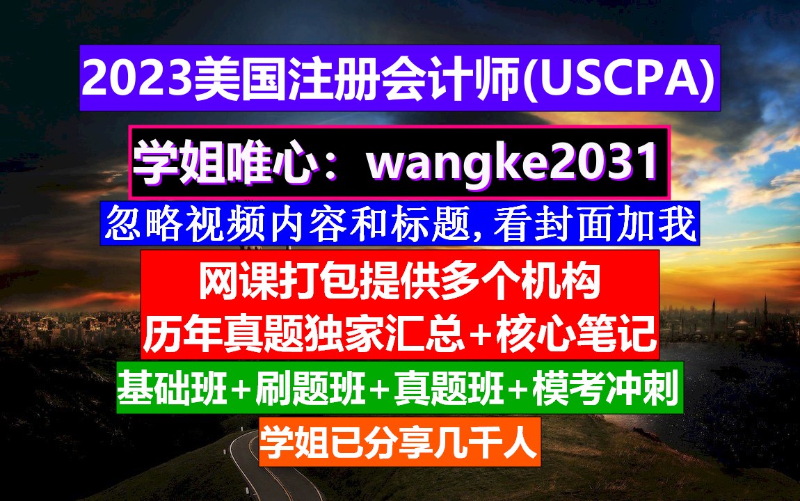 美国注册会计师执照,美国纽约州注册会计师薪资,美国认证注册会计师哔哩哔哩bilibili