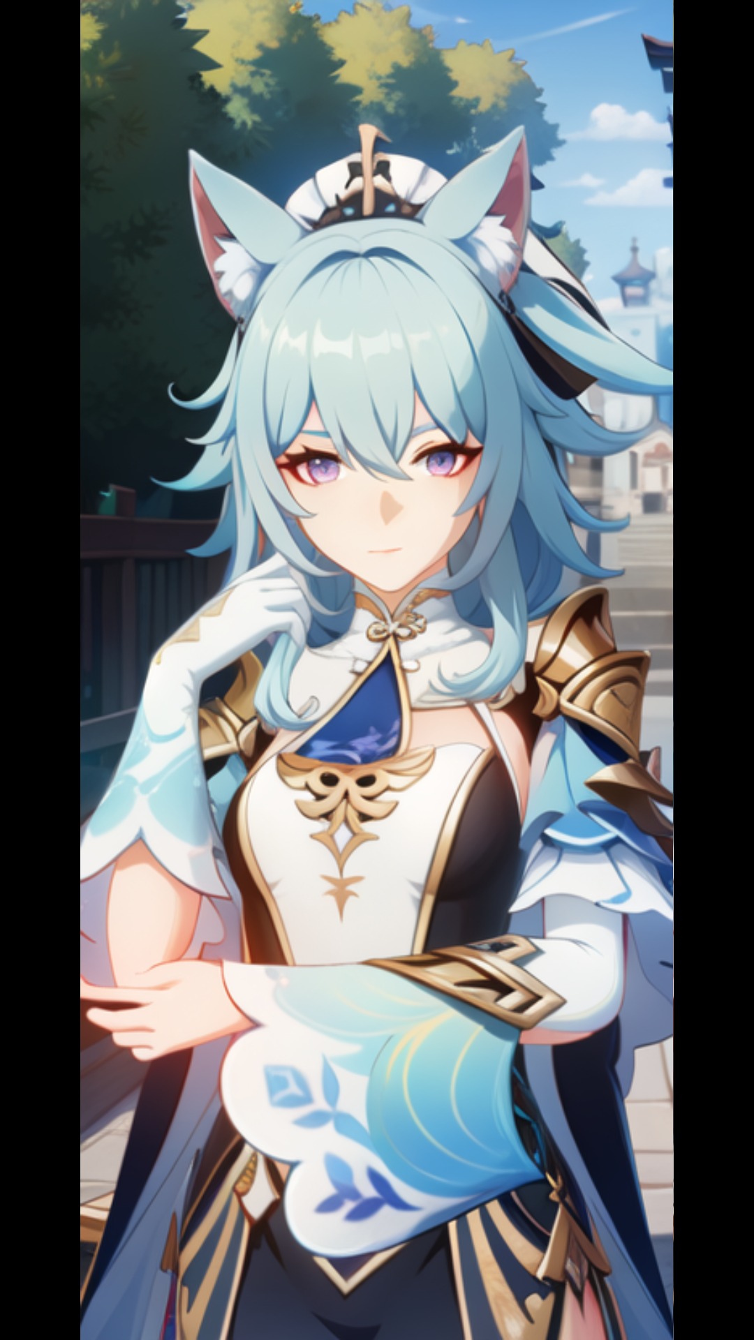 来看看青璃叙岚的专属原神风格形象吧