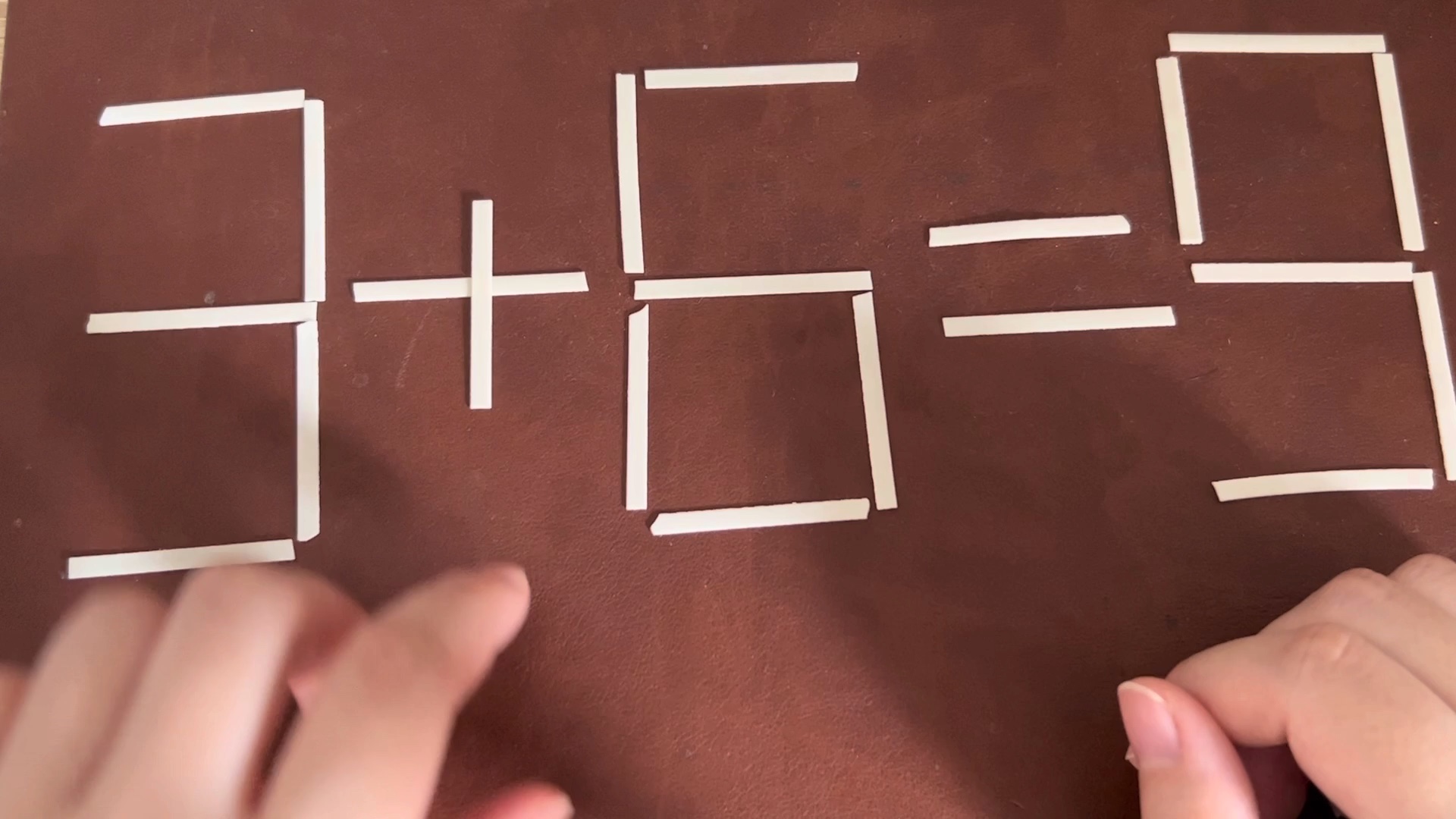 趣味数学:3 6=9,移动一根火柴棒,使等式成立