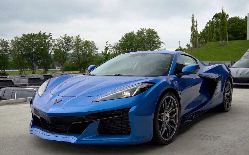 2024款雪佛兰科尔维特c8跑车 外观和内饰细节