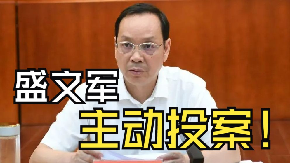 潜江市委书记盛文军,主动投案哔哩哔哩bilibili