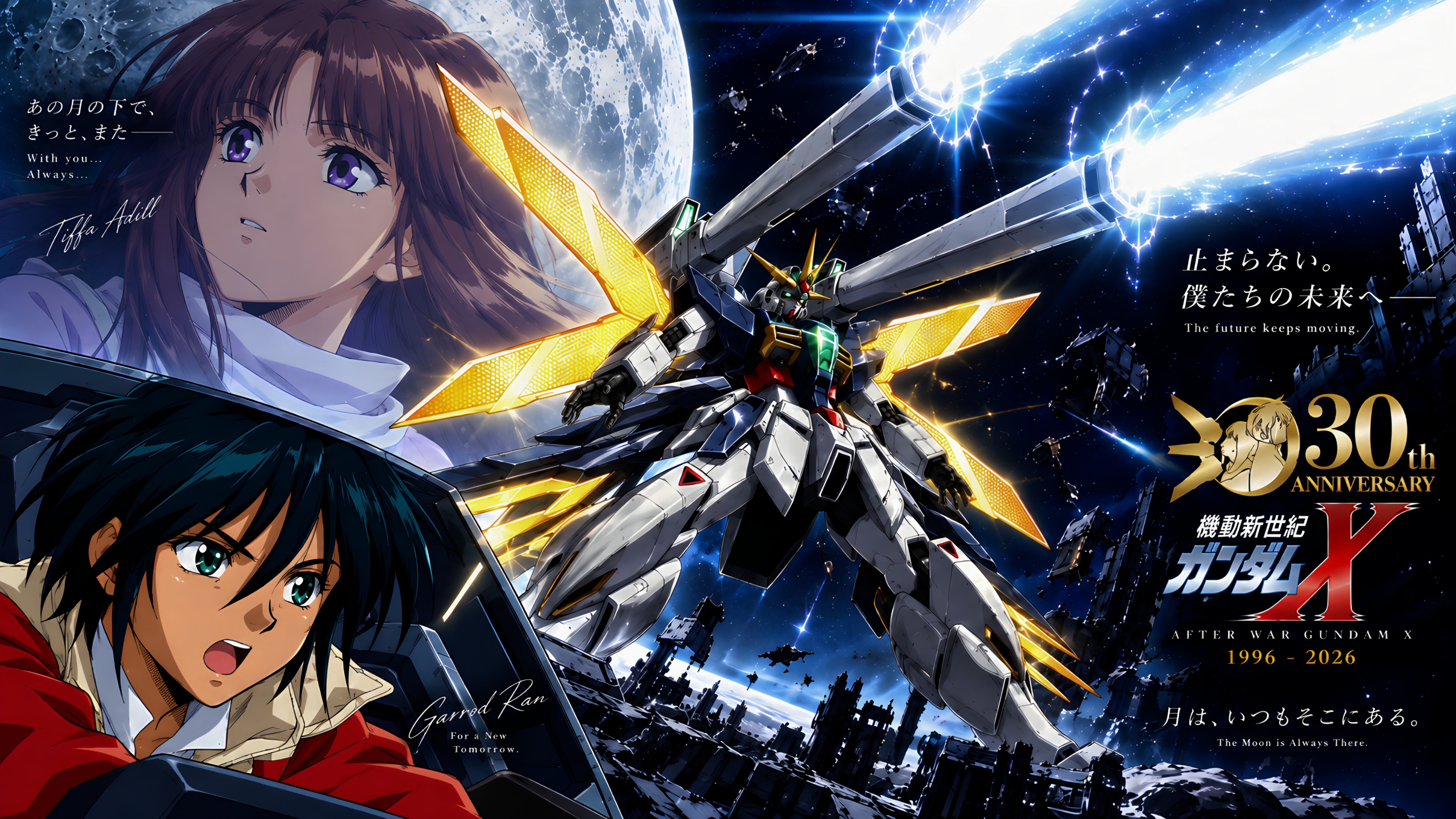 【大貓猫Remix】高达gundam X 30周年记念版 OP BGM : Resolution 纯音乐 remix