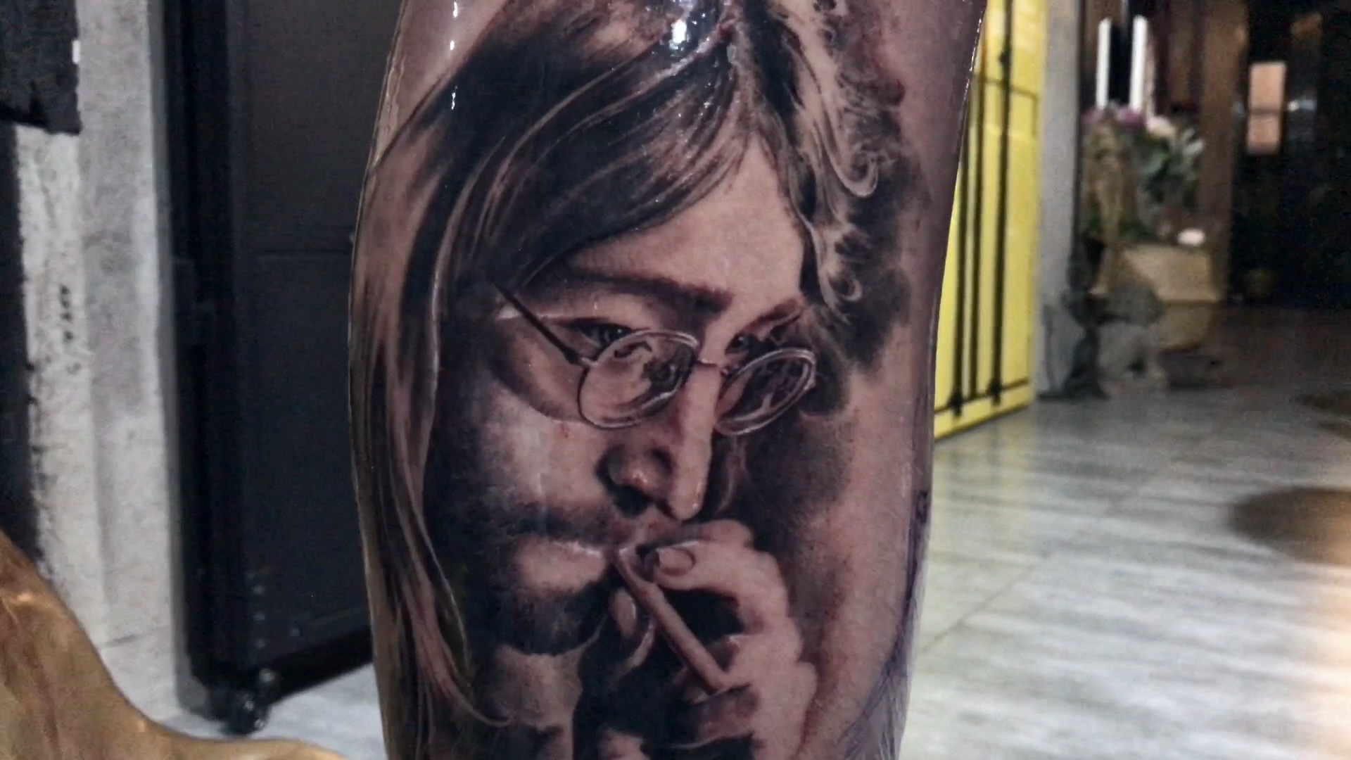 墨尊堂纹身—叶森作品约翰·温斯顿·列侬