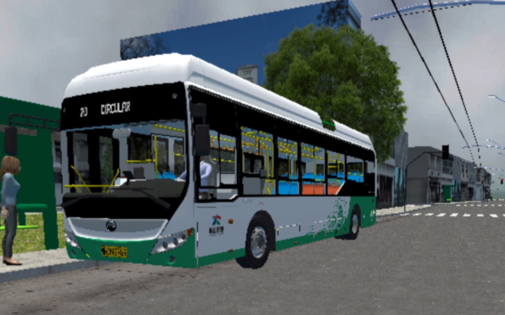 pbsu,新车宇通zk5105a上线青岛无轨电车线路