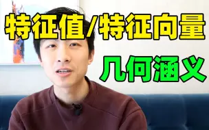 Download Video: 【线性代数的本质】特征值/特征向量的几何涵义