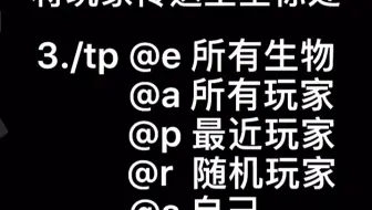 ［第一期]我的世界指令教学