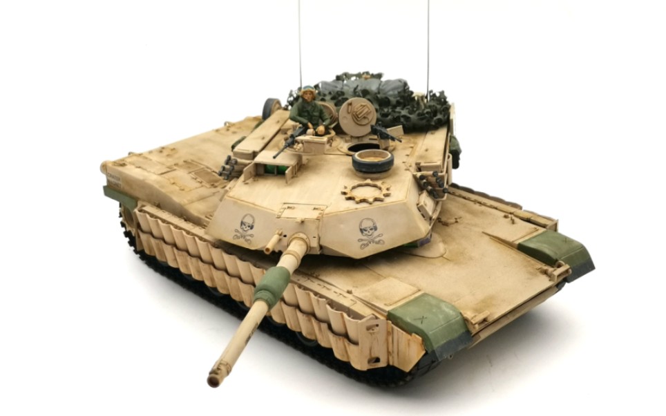 小号手美军海湾战争m1a1主战坦克1:35模型