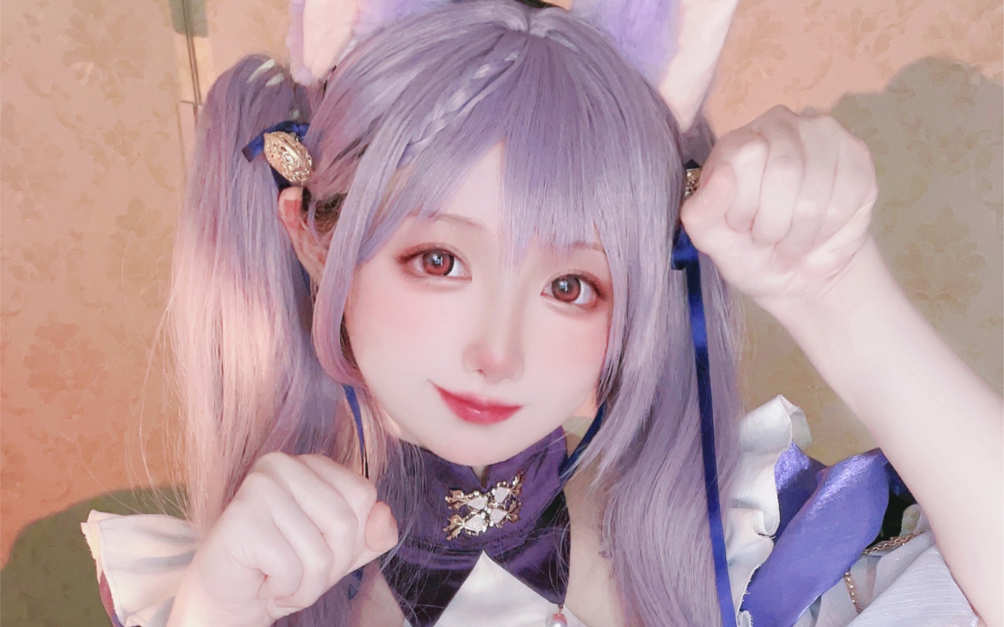 主人,可以当你的刻猫猫吗?-刻晴女仆装cos