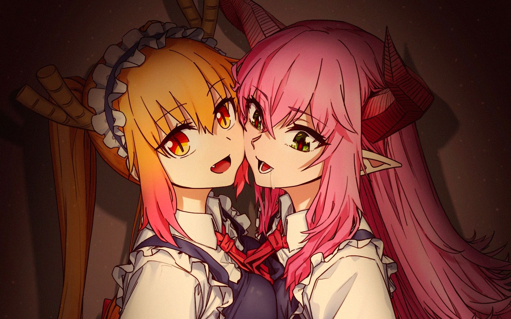 【aia】[记录] 龙女仆成双丨托尔&莉姆丨同人图绘制