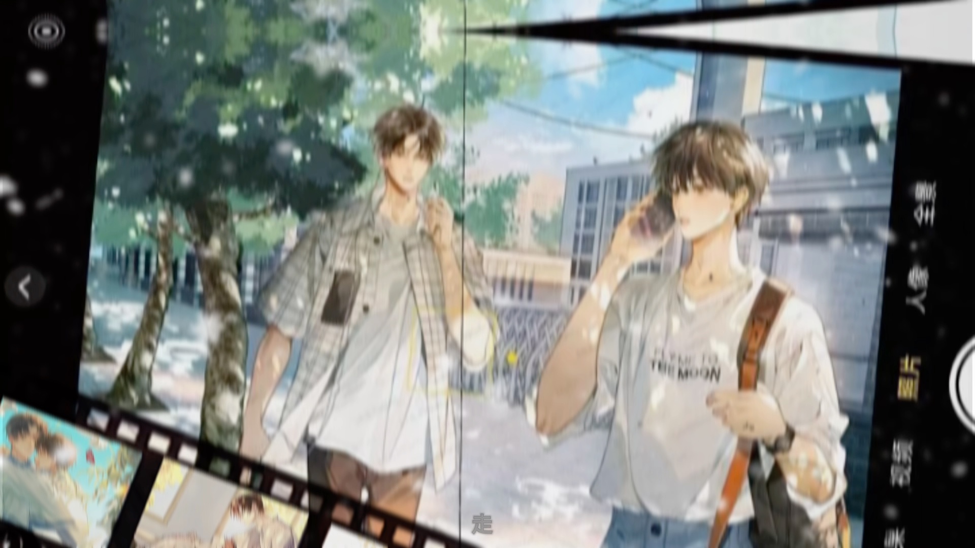 【某某】夜色沉寂,不知哪棵树上的蝉突然拖长调子叫了一声,明明是夏末