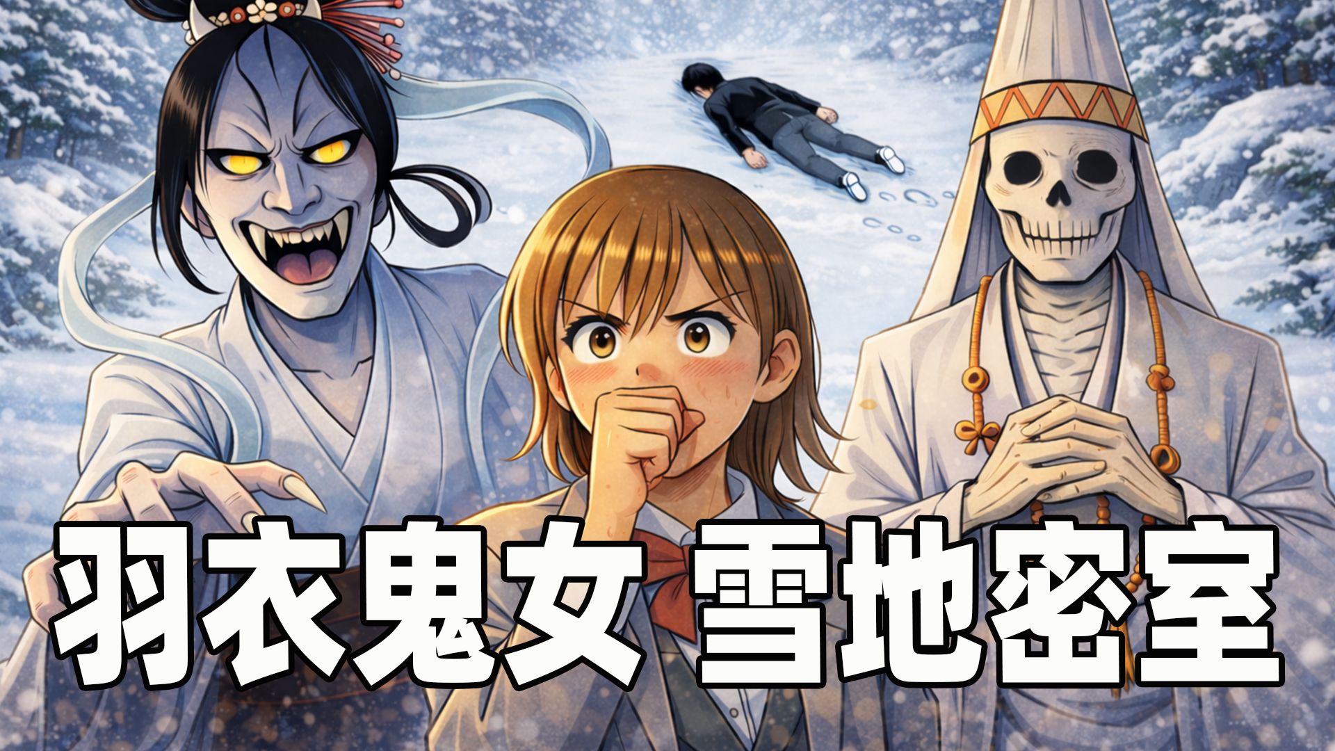 雪地密室!羽衣鬼女的推理迷局!-打死某五分之一-打死某五分之一-哔哩哔哩视频