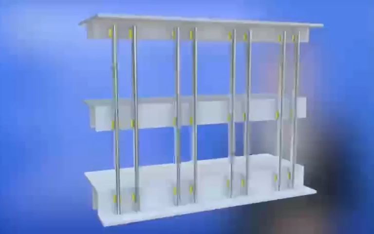 3D动画建筑工程建筑幕墙施工哔哩哔哩bilibili