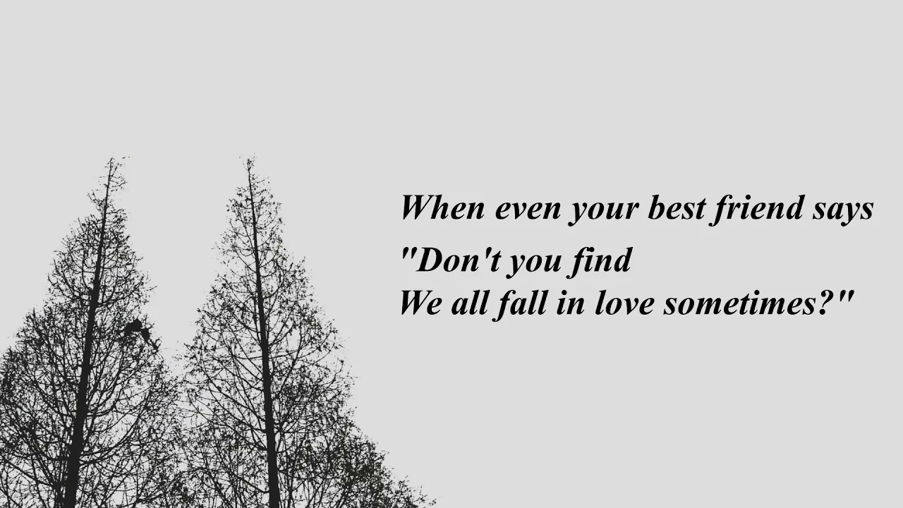 [图]We All Fall In Love Sometimes(lyrics) -Coldplay cover