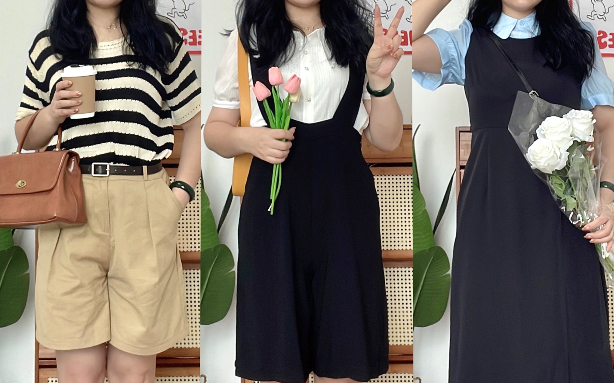 【174cm 140斤】高个子微胖梨形身材 韩系休闲通勤穿搭