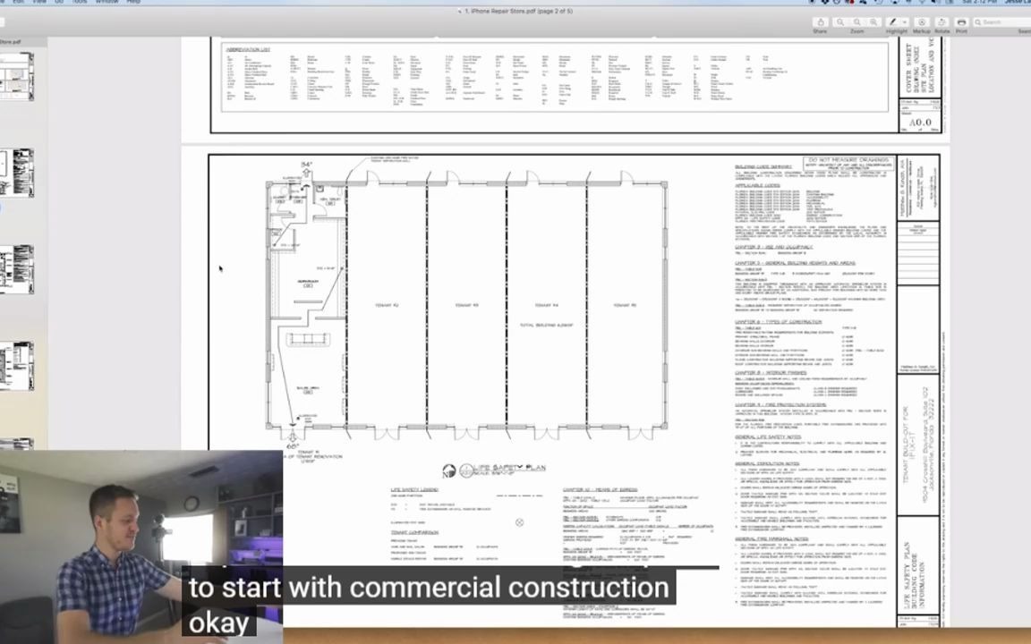 [图]How to read Commercial Construction Plans!! *for beginners*