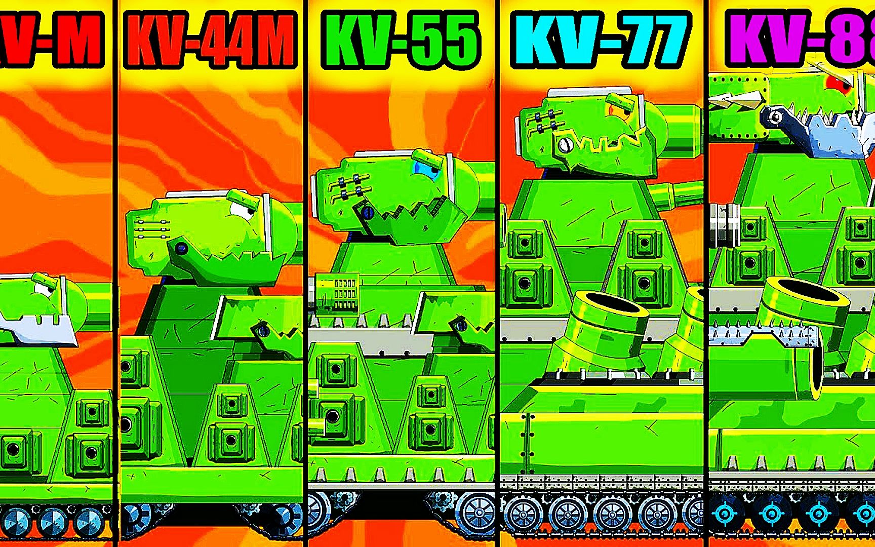 坦克世界:第103届boss升级竞技赛,五大绿坦克的进化,前方高能