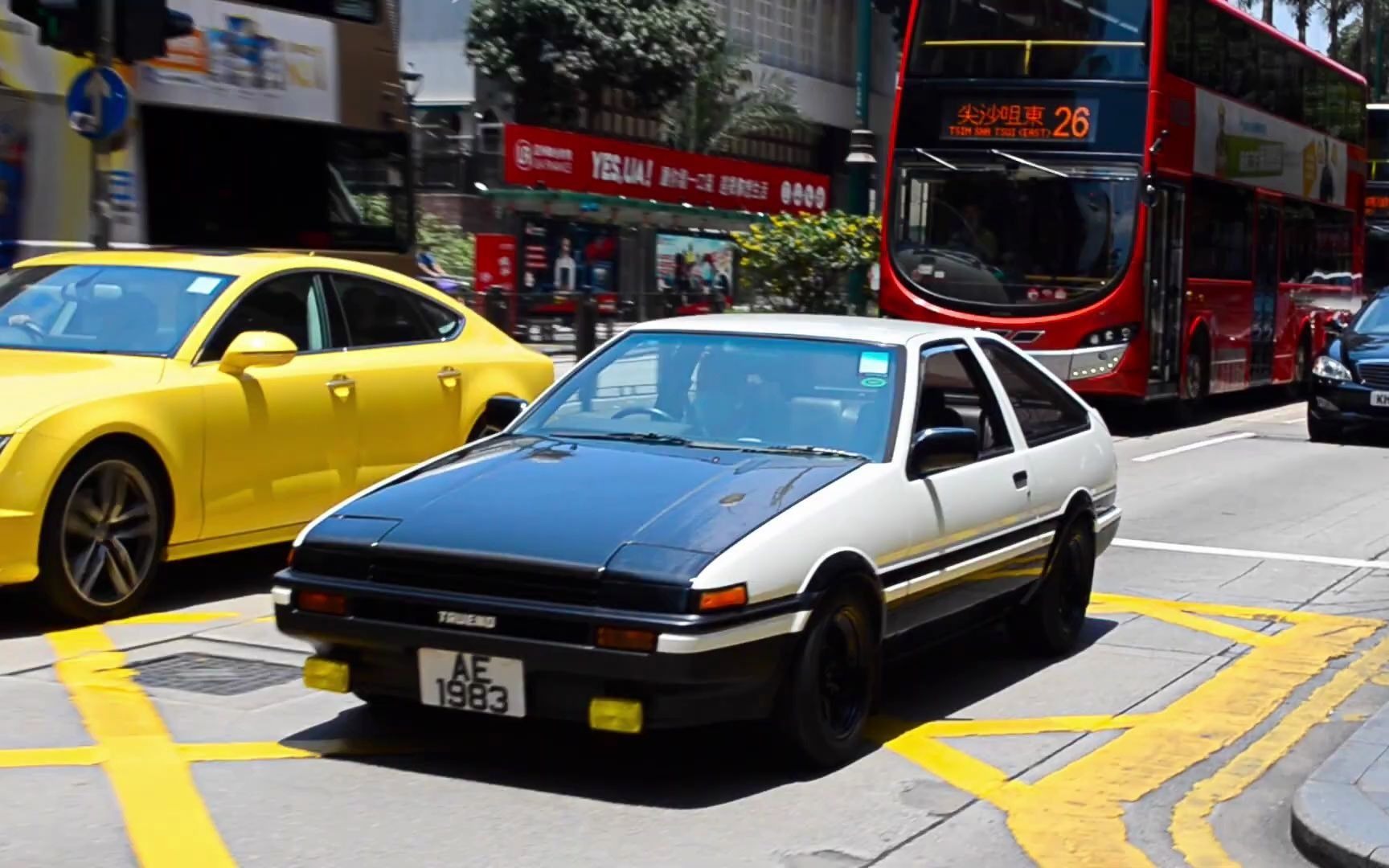 【香港街拍】超跑&jdm 藤原豆腐车出镜_哔哩哔哩_bilibili