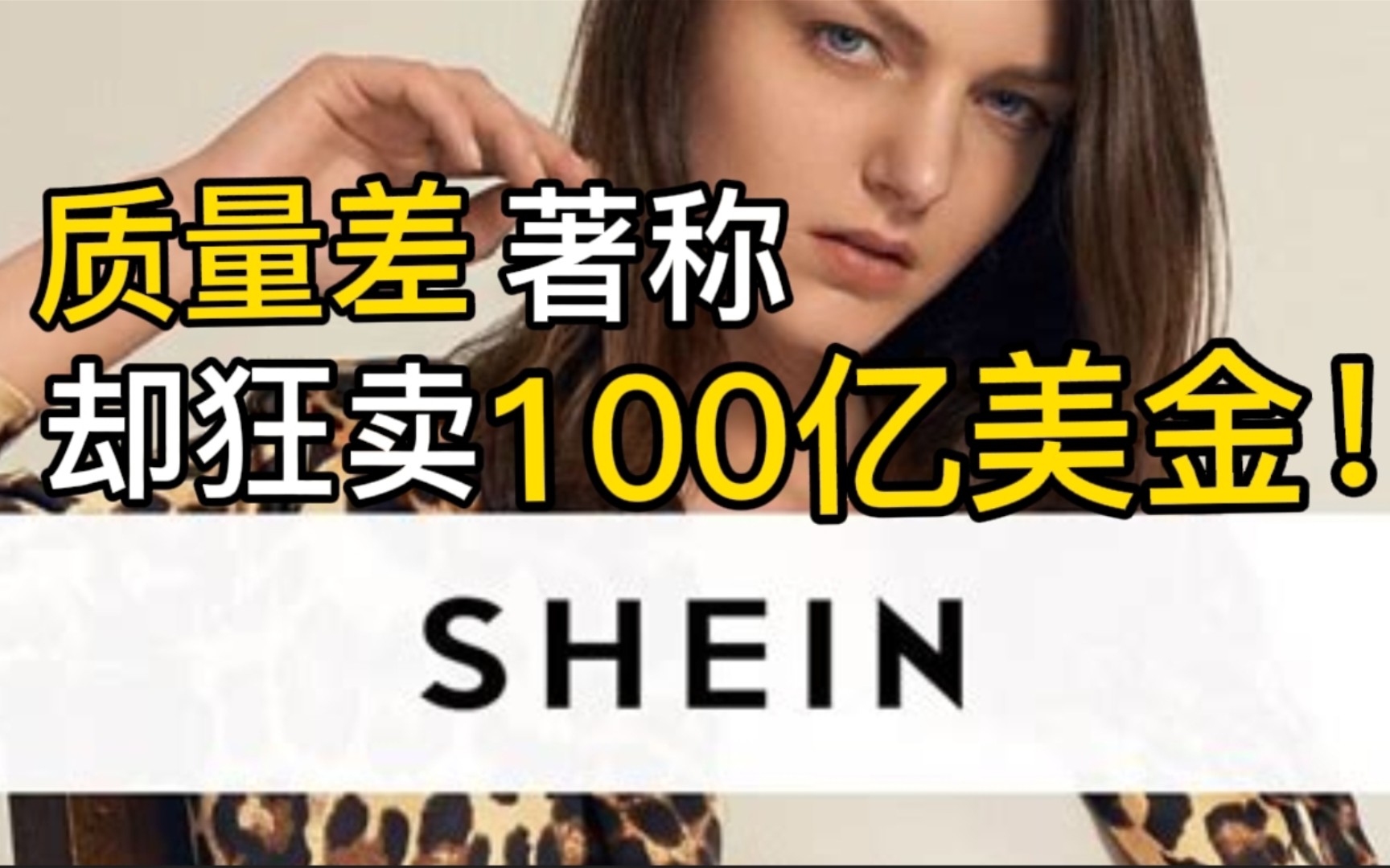 被吐槽质量差却1年狂卖100亿美金!出海大卖SHEIN有什么秘密?哔哩哔哩bilibili