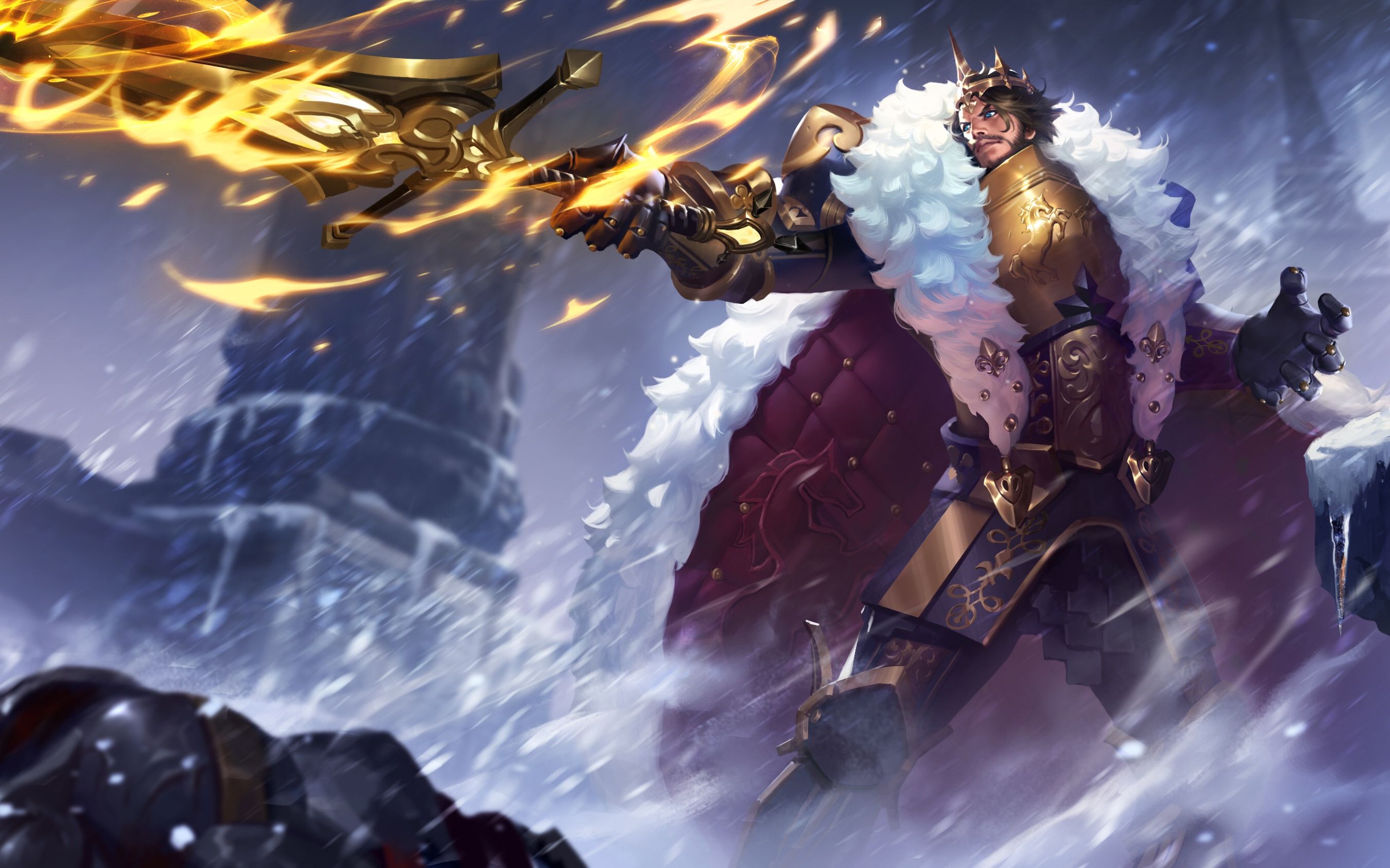 无尽战区wildfire 亚瑟王 如今我只懂毁灭忘记了救赎 _(:з」∠)