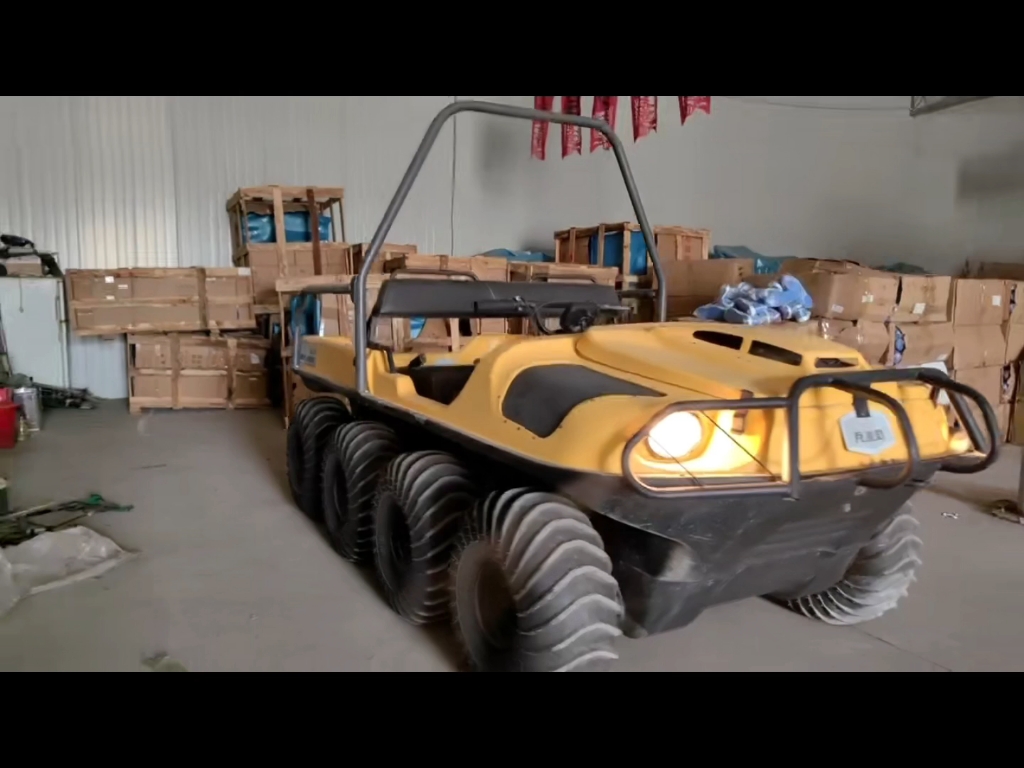 新到2020年,瓦尔特八驱水陆两栖全地形车,477公里,准新车状态,价格不