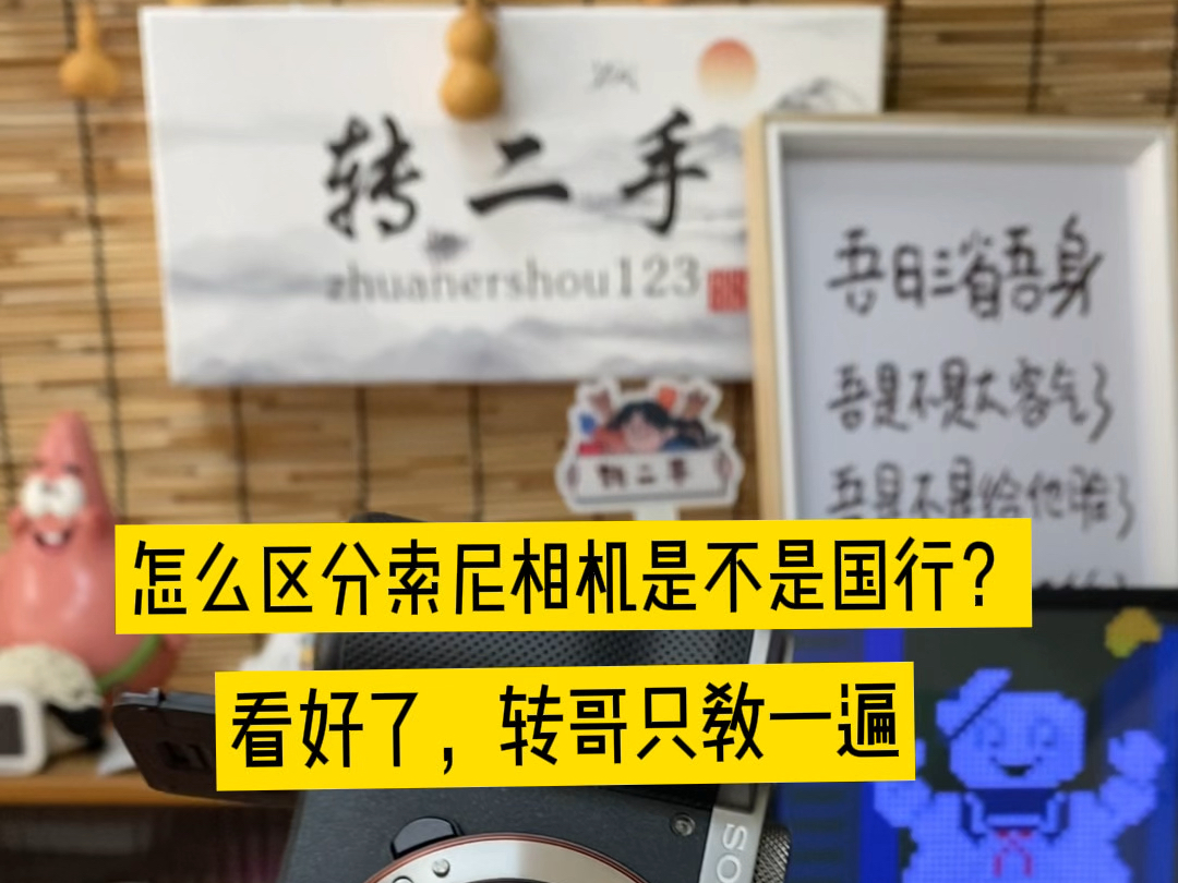 怎么区分索尼相机是不是国行??看好了,转哥只教一遍!哔哩哔哩bilibili