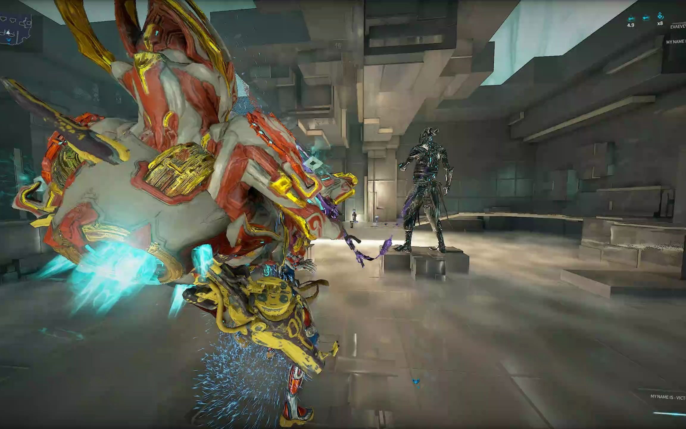 [warframe]凯洛斯特,金璃剑初始重击流测试