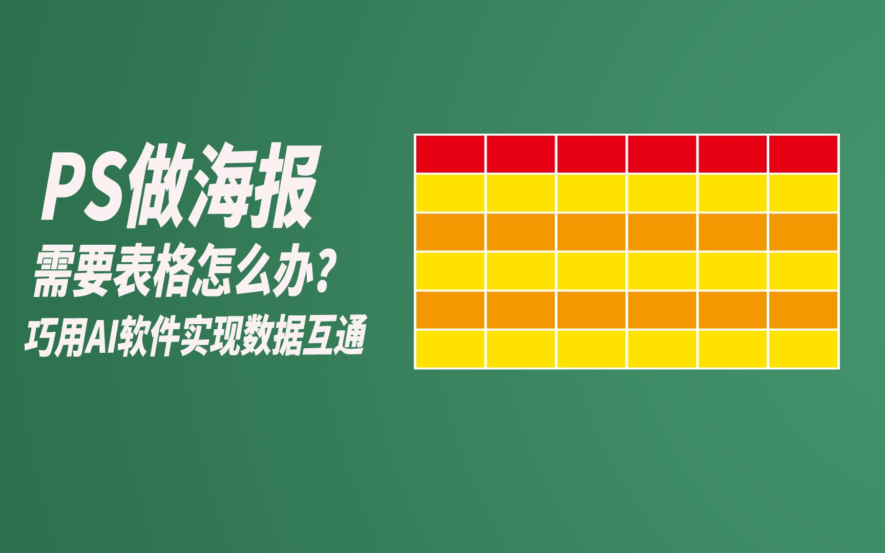 PS做海报详情页需要表格怎么办?巧用AI软件实现数据互通,方便又快捷整齐再也不用担心加班到深夜哔哩哔哩bilibili