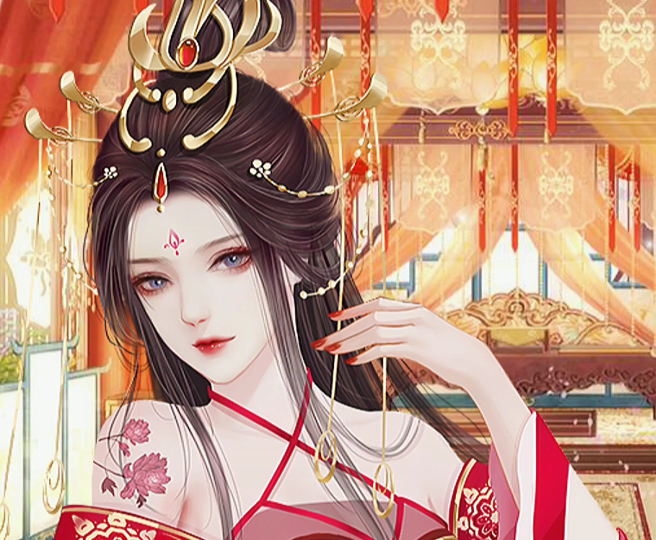 深宫曲的那些绝美立绘_手机游戏热门视频