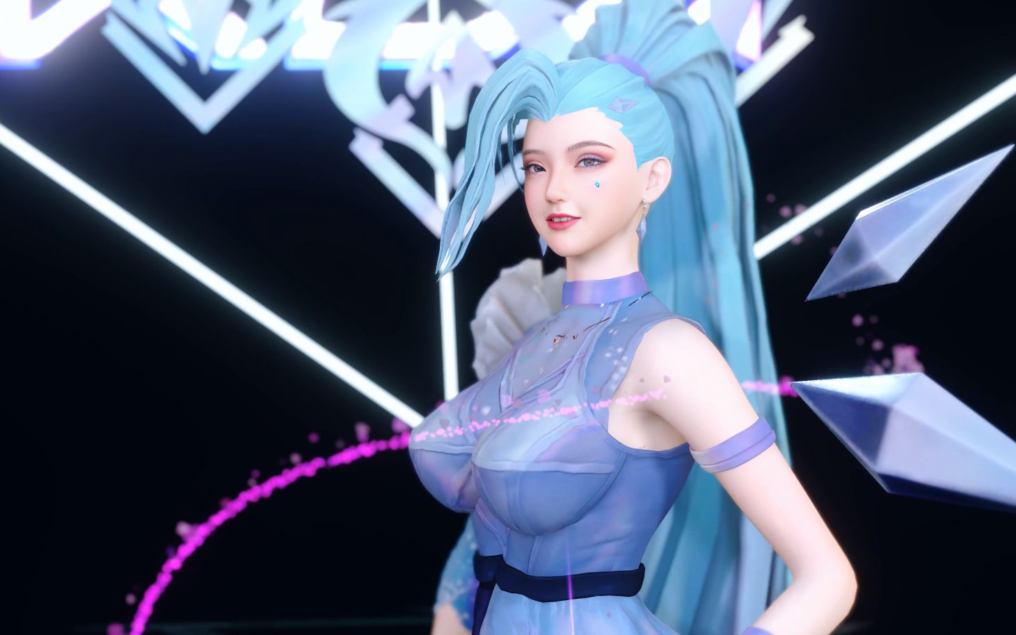 kda the baddest萨勒芬妮 mmd
