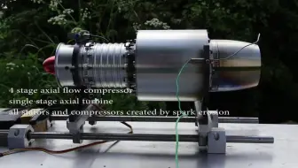轴流喷气发动机模型转速高达95000rpm