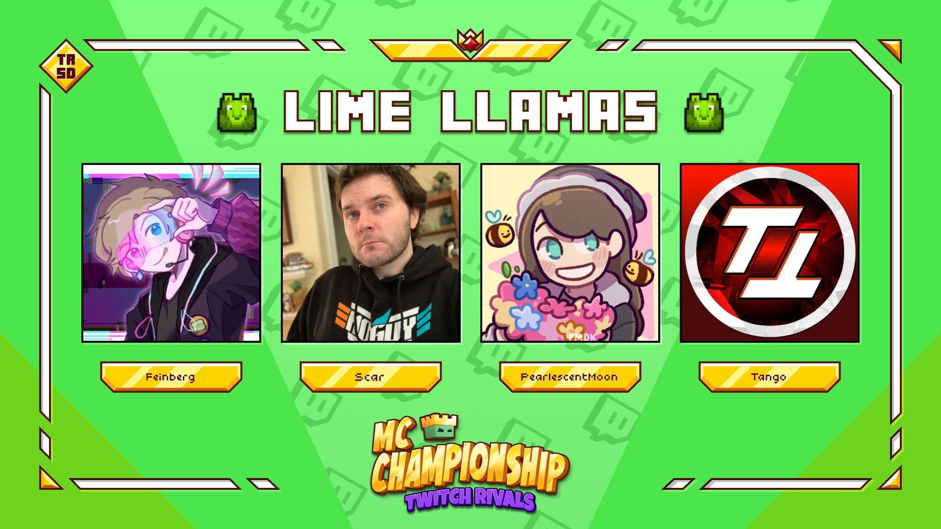 【MCC TRSD/生肉】20240921 MCC Twitch Rivals 黄绿队(Lime Llamas)视角录播全程(合辑)哔哩哔哩bilibili