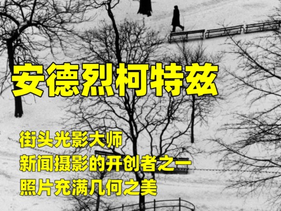 他是街头光影大师:安德烈科特兹哔哩哔哩bilibili