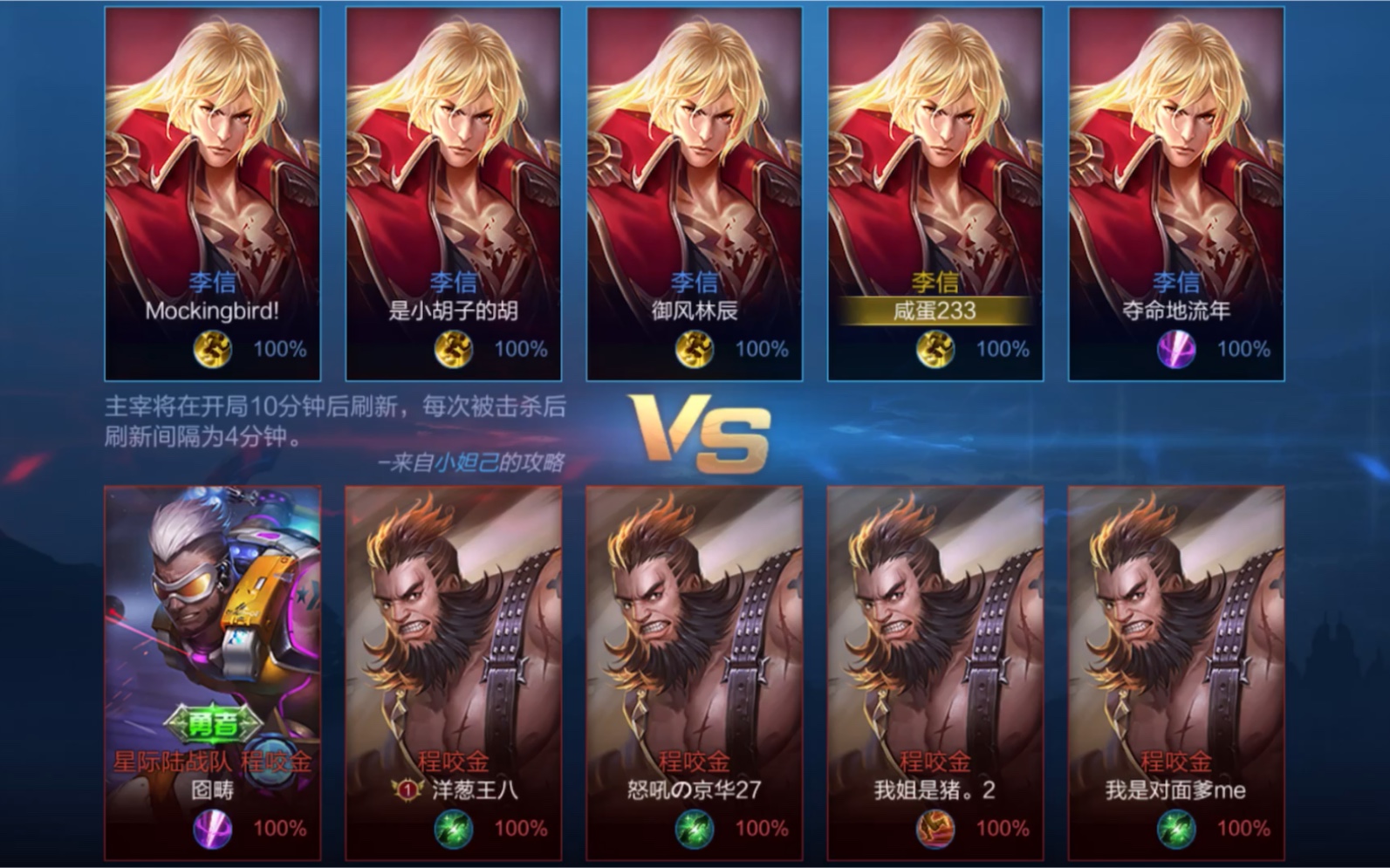 【咸蛋】《李的高地》 五个李信的守家之旅