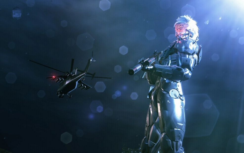 合金装备中两个机械忍者