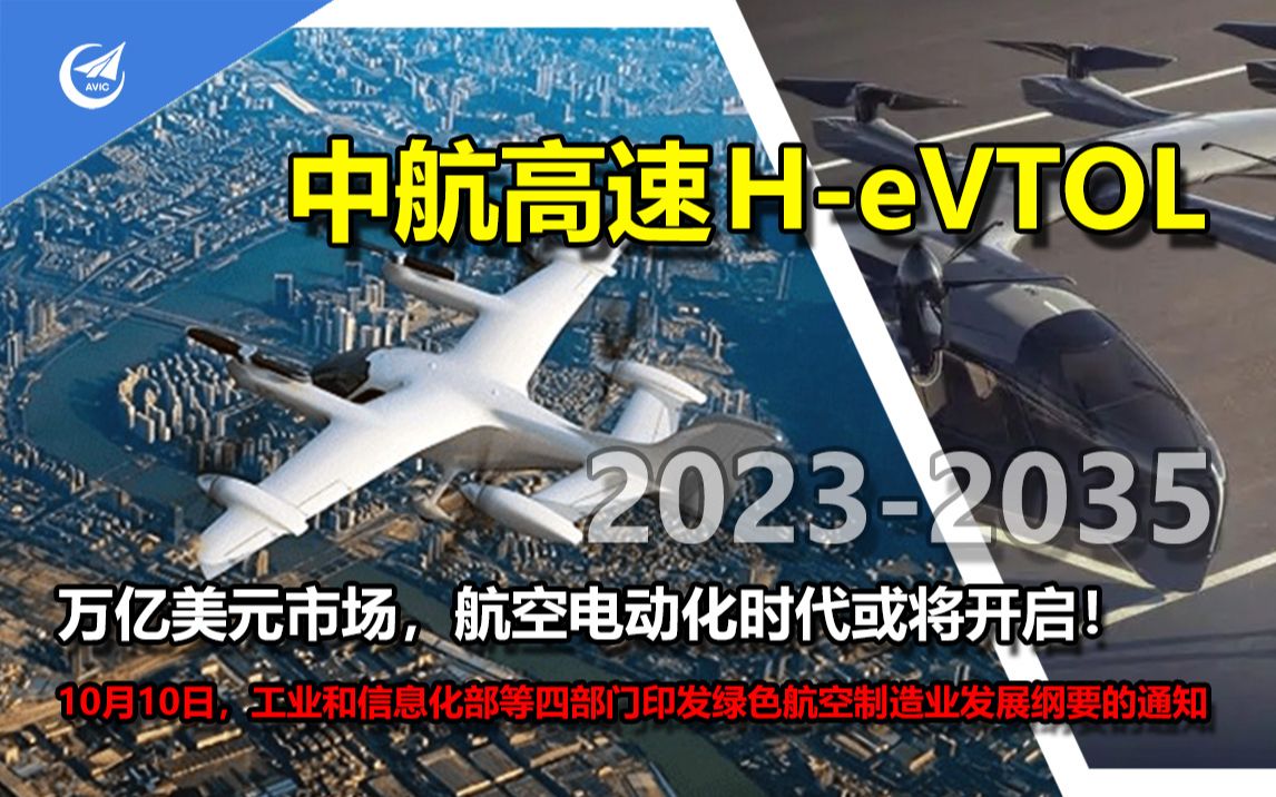 航空汽车跨界“电动飞的”万亿美元市场!中航科工研制HeVTOL计划2024首飞.航空工业中直哈飞C929C919 电动直升机动力模型飞行汽车旋翼航电倾旋...