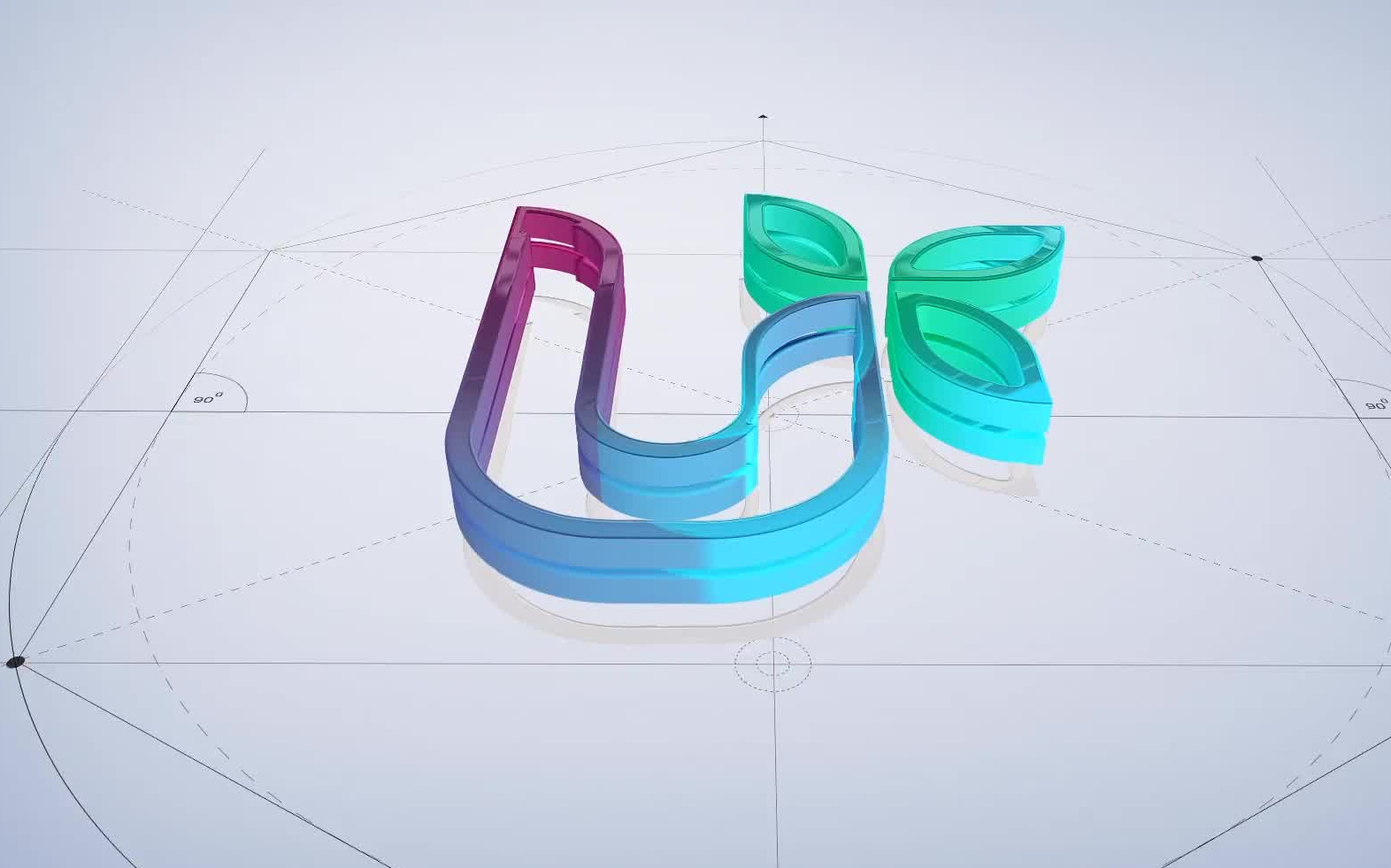 ae模板-建筑绘制生长特效的动态logo片头模板标识品牌商品店铺标志 ae