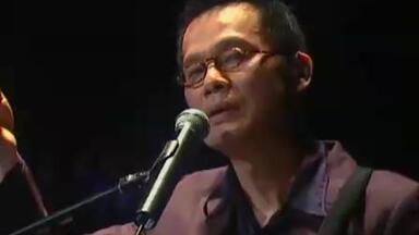 明天会更好》“滚石唱片”1985初版（原歌词），瑾以此曲向华人音乐的良心