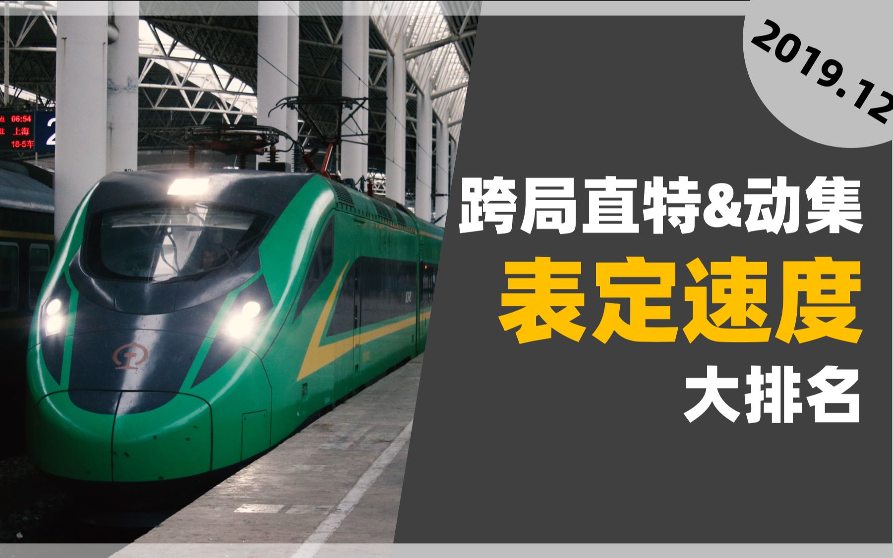 【中国铁路】这是机辆的落日?全国跨局直特&动集表定运行速度排行榜哔哩哔哩bilibili