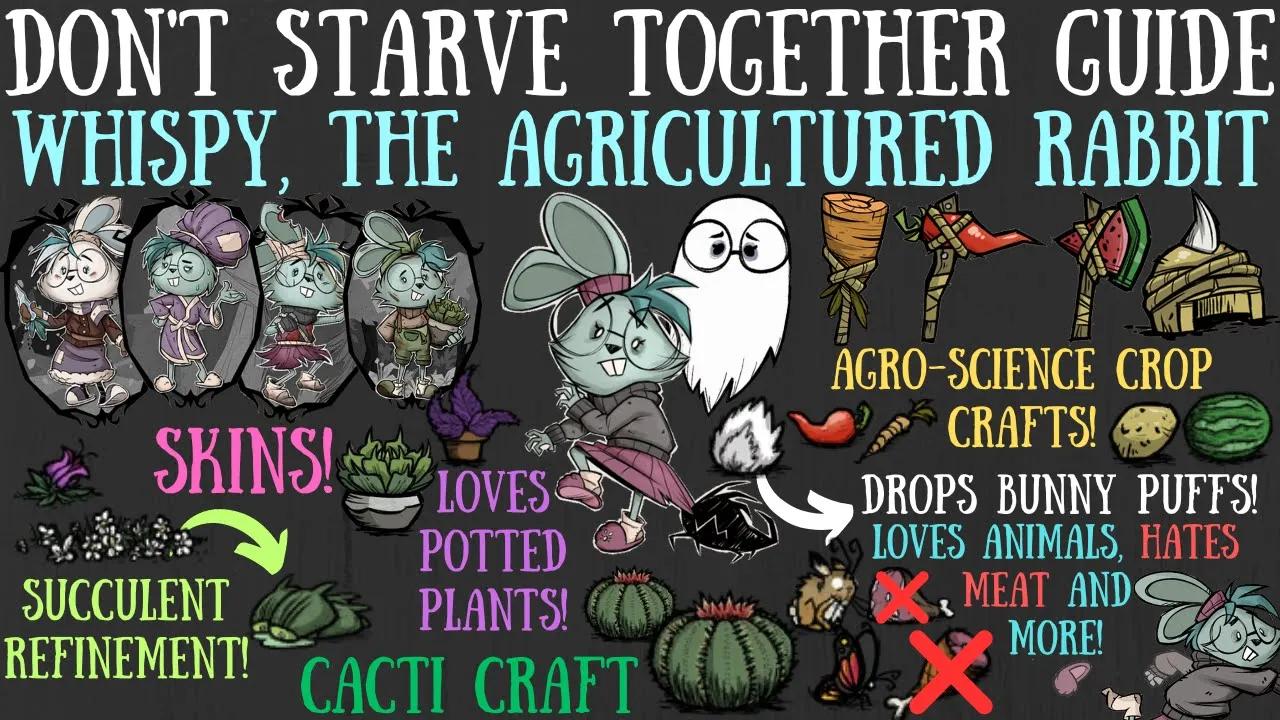 [图]Whispy, The Agricultured Rabbit, Is Here! Crop Crafts & More! - Don't Starve Tog