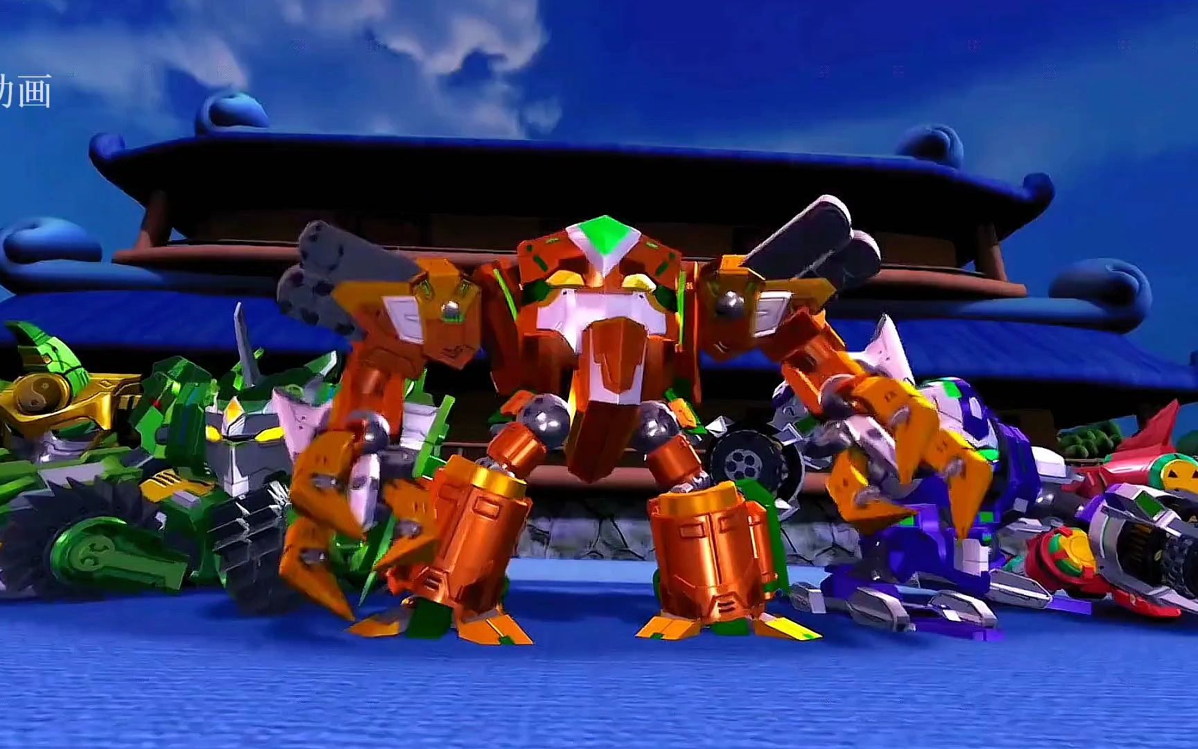 老特工及时救场,果元天尊初次登场碾压魔霸天王 #果宝特攻 #解说