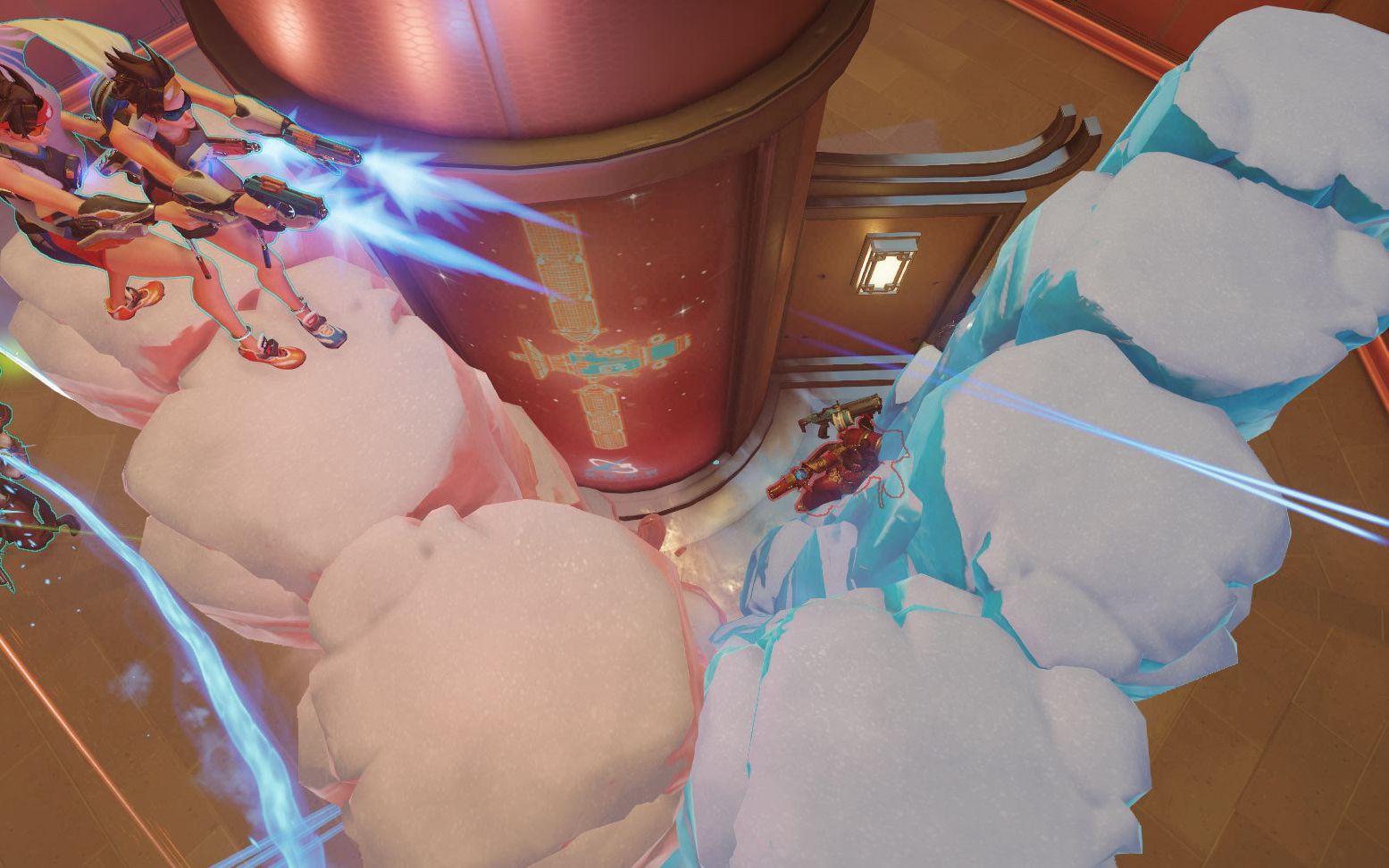 小美这次冰墙来害害自己