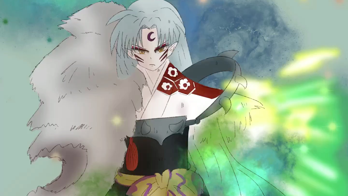 【ipad绘画】杀生丸:出来吧,爆碎牙!_哔哩哔哩_bilibili