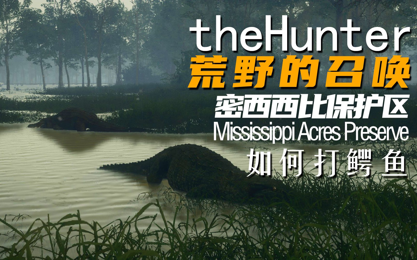 [图]《theHunter: Call of the Wild荒野的召唤》如何打鳄鱼