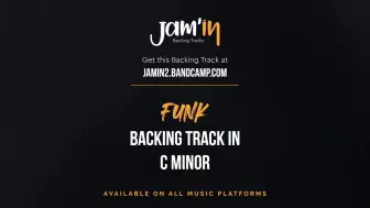 Download Video: C Minor Funk Guitar伴奏