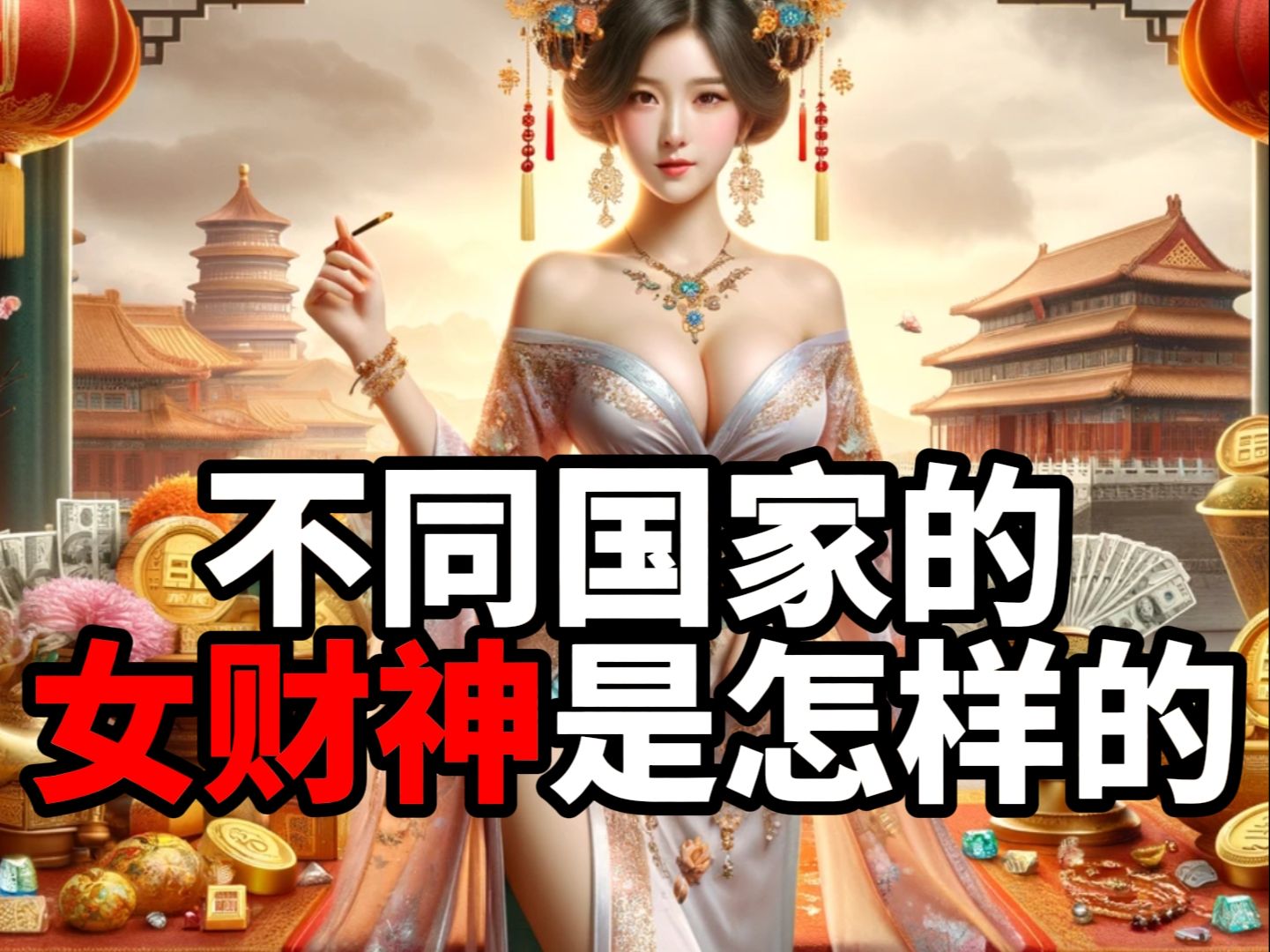 不同国家的女财神,是什么样的?哔哩哔哩bilibili