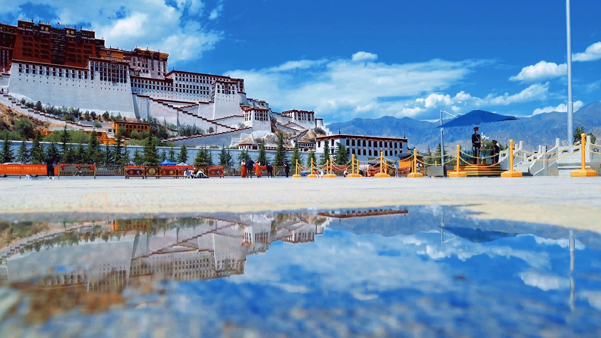 打卡西藏——布达拉宫绝美延时景色