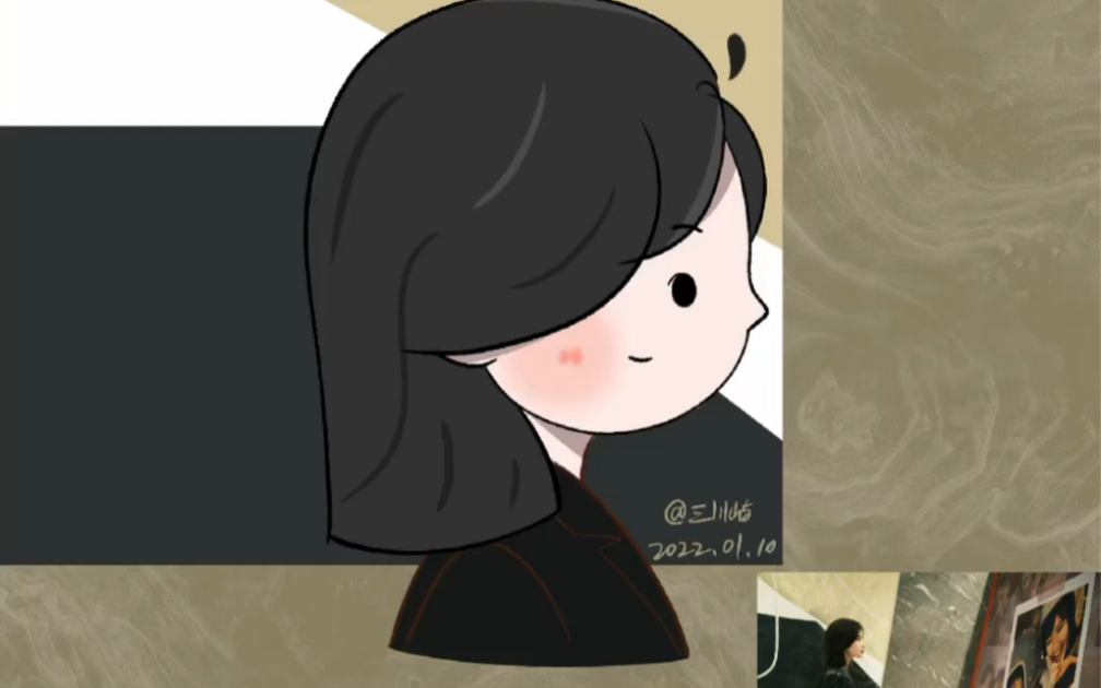 活动  procreate绘画练习 画了个毛晓彤