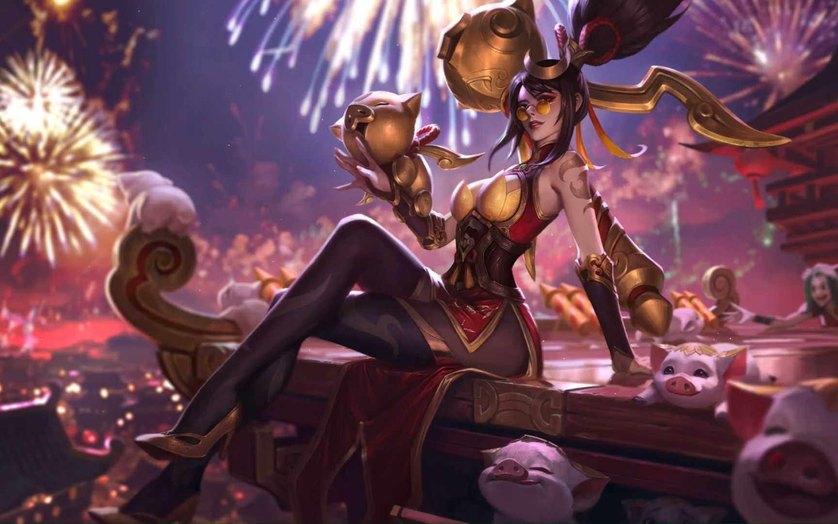 【lol皮肤预览】烈焰美人 - 薇恩